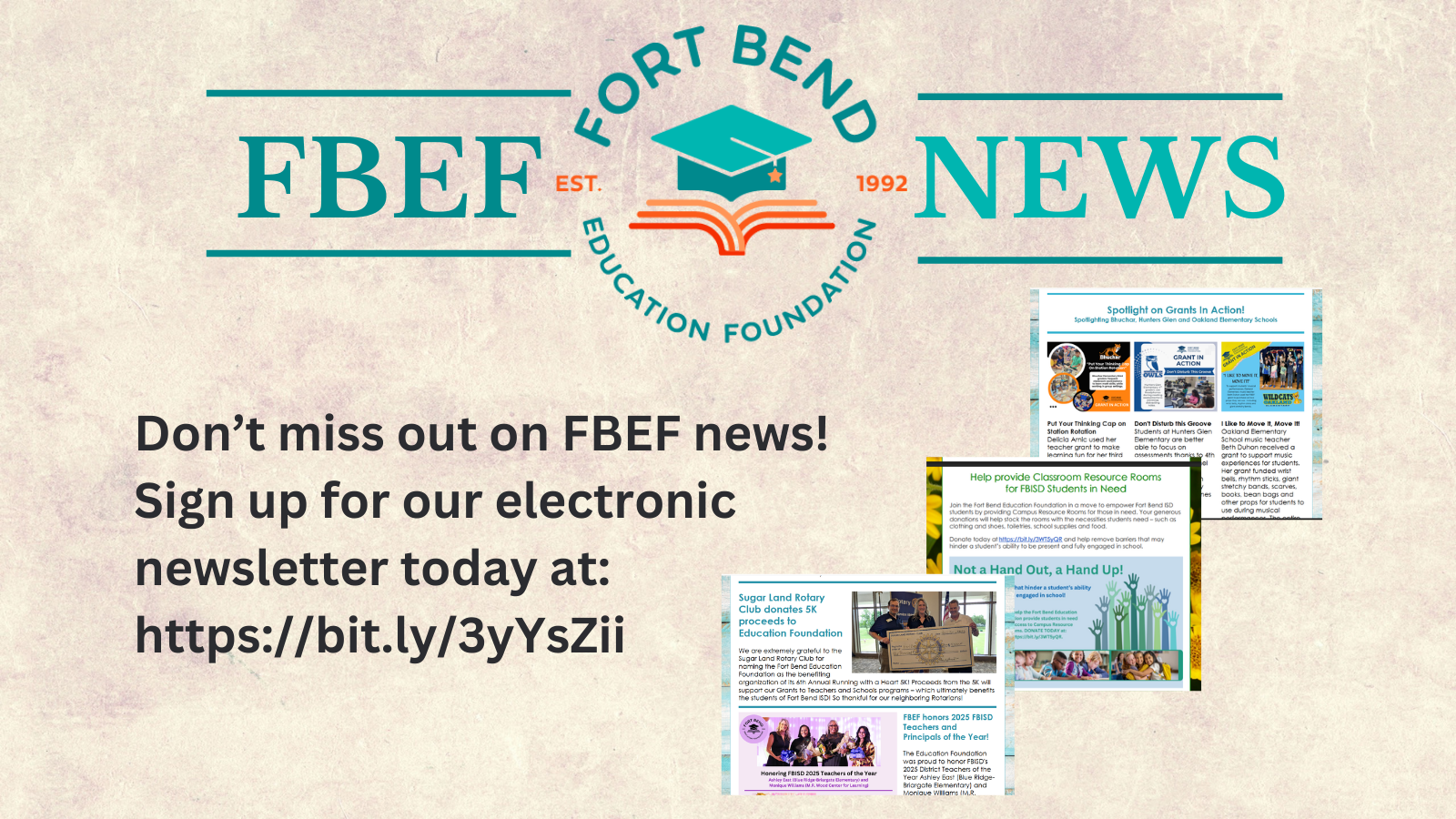  Newsletter sign up 2025